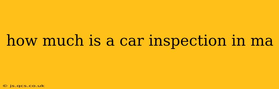 how much is a car inspection in ma