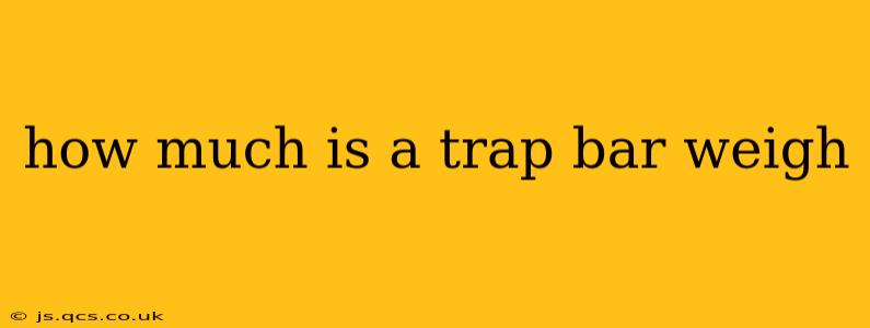 how much is a trap bar weigh
