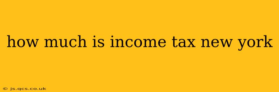 how much is income tax new york