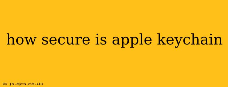 how secure is apple keychain