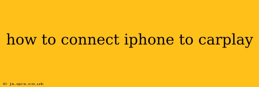 how to connect iphone to carplay