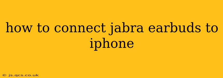 how to connect jabra earbuds to iphone