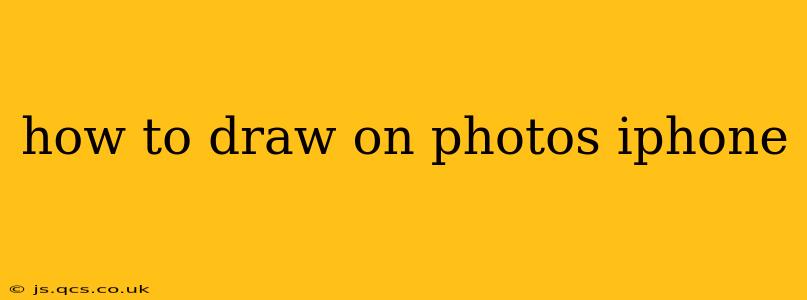 how to draw on photos iphone
