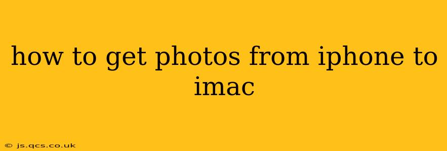 how to get photos from iphone to imac
