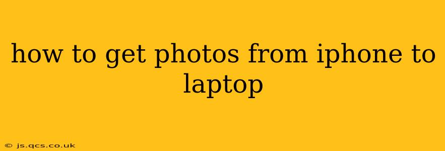 how to get photos from iphone to laptop
