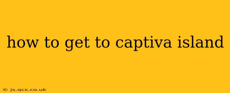 how to get to captiva island
