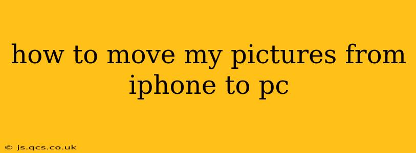 how to move my pictures from iphone to pc