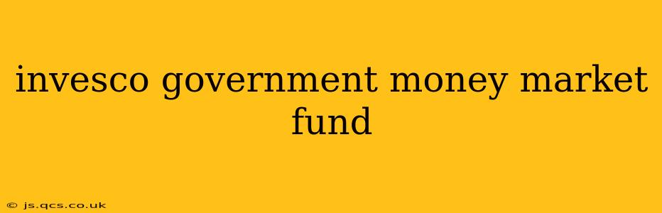 invesco government money market fund