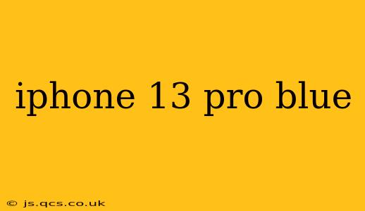 iphone 13 pro blue