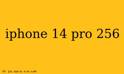 iphone 14 pro 256