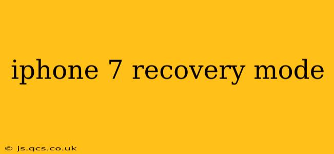 iphone 7 recovery mode