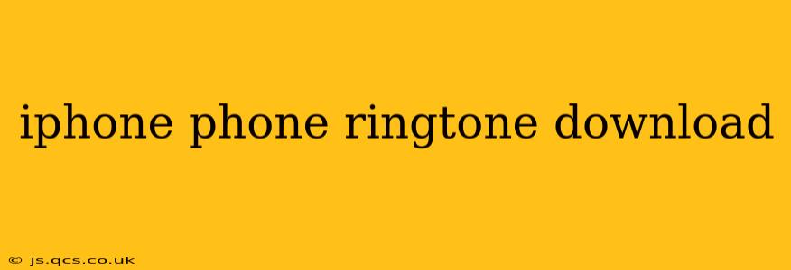 iphone phone ringtone download