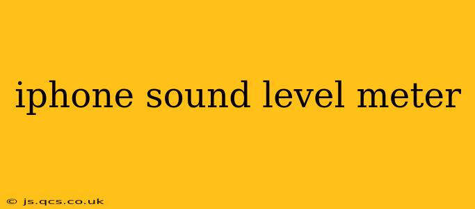 iphone sound level meter
