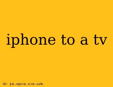iphone to a tv
