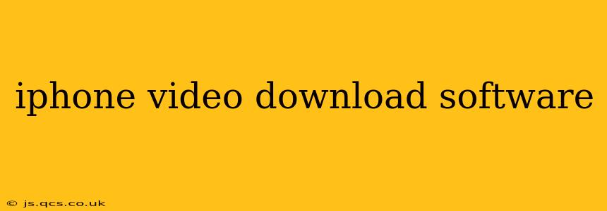 iphone video download software