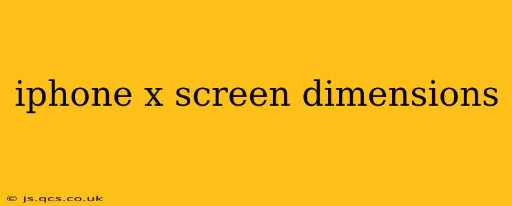 iphone x screen dimensions