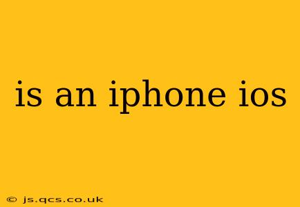 is an iphone ios
