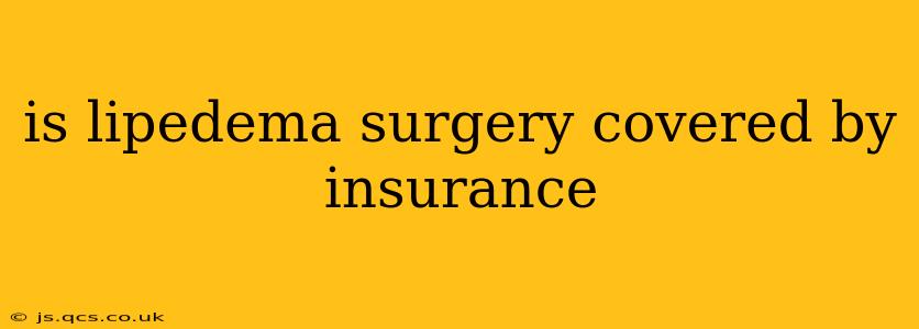 is lipedema surgery covered by insurance