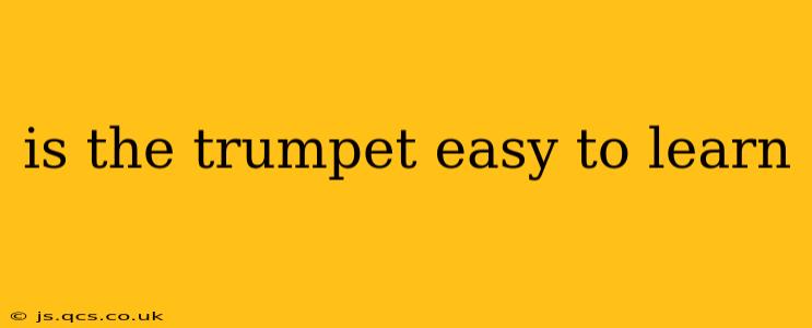 is the trumpet easy to learn