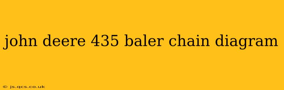 john deere 435 baler chain diagram