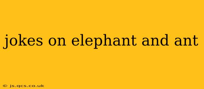 jokes on elephant and ant