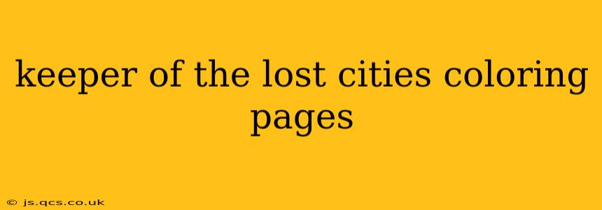 keeper of the lost cities coloring pages
