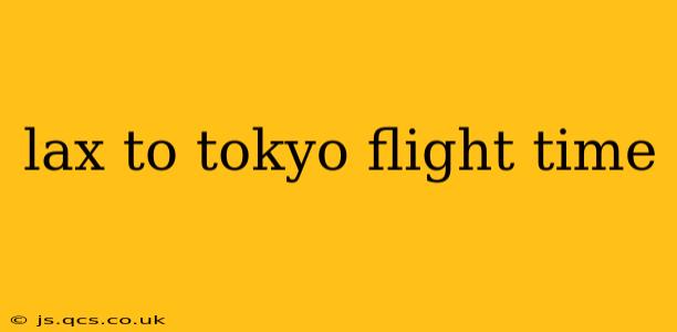 lax to tokyo flight time
