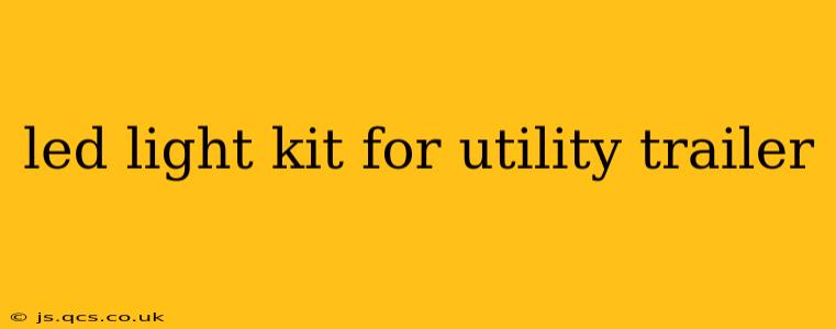 led light kit for utility trailer