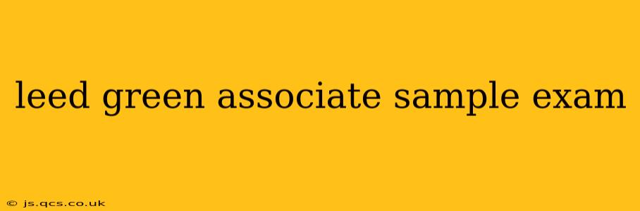 leed green associate sample exam