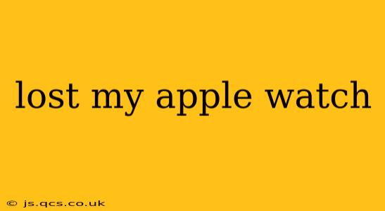 lost my apple watch