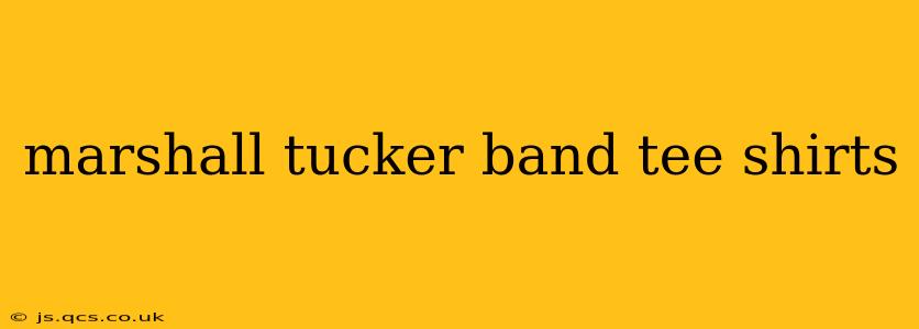 marshall tucker band tee shirts