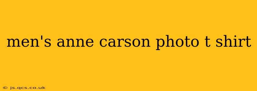 men's anne carson photo t shirt