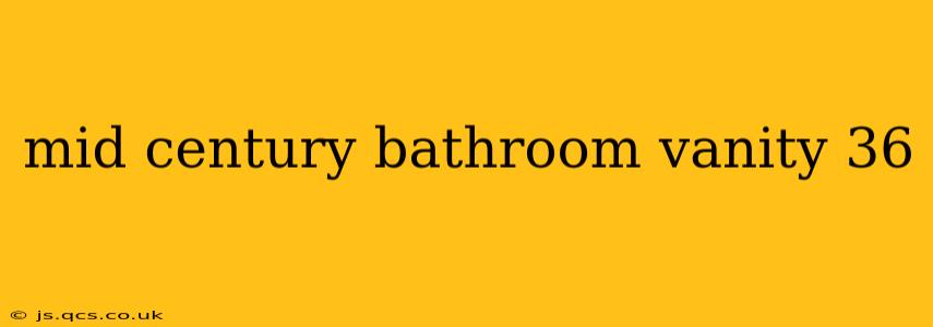 mid century bathroom vanity 36