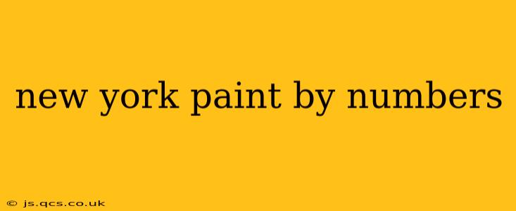 new york paint by numbers