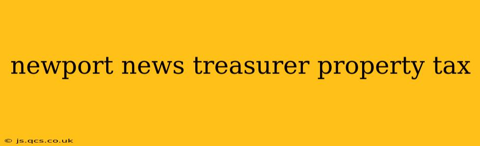 newport news treasurer property tax
