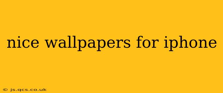nice wallpapers for iphone