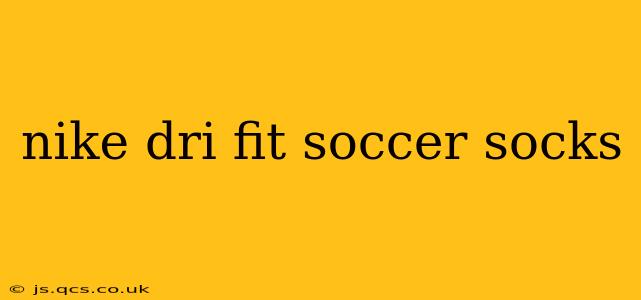 nike dri fit soccer socks
