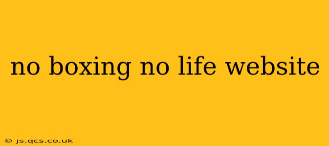 no boxing no life website