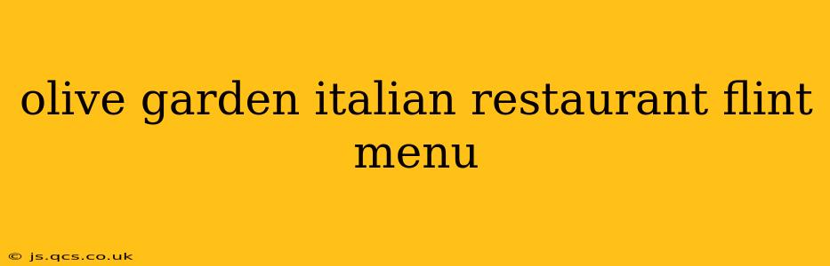 olive garden italian restaurant flint menu