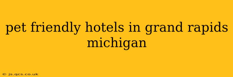 pet friendly hotels in grand rapids michigan