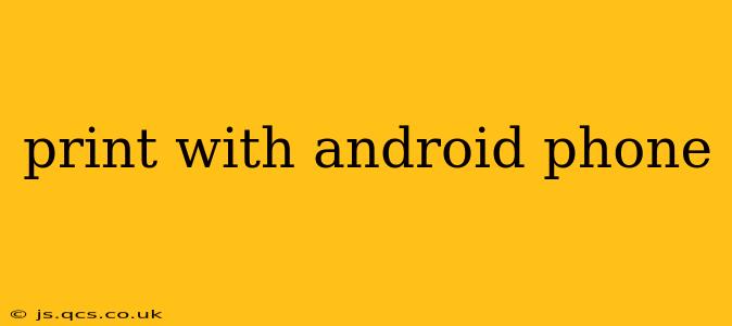 print with android phone