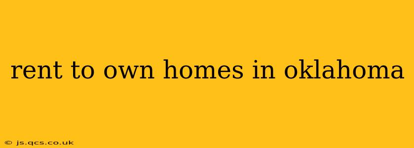 rent to own homes in oklahoma