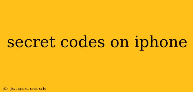 secret codes on iphone