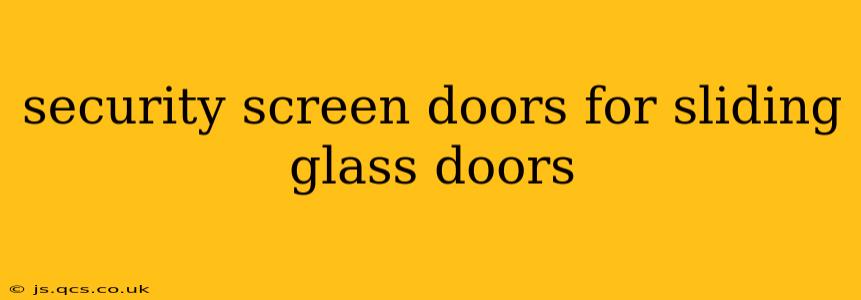 security screen doors for sliding glass doors