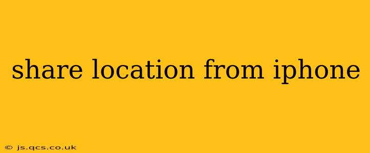 share location from iphone