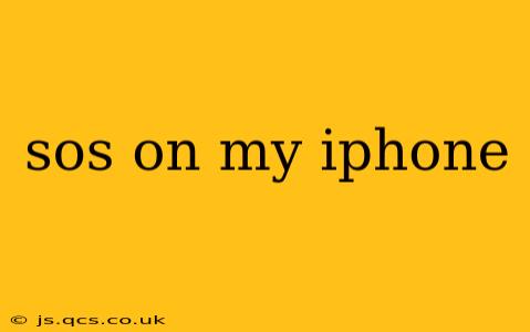 sos on my iphone