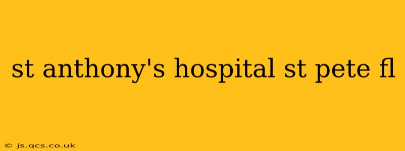 st anthony's hospital st pete fl