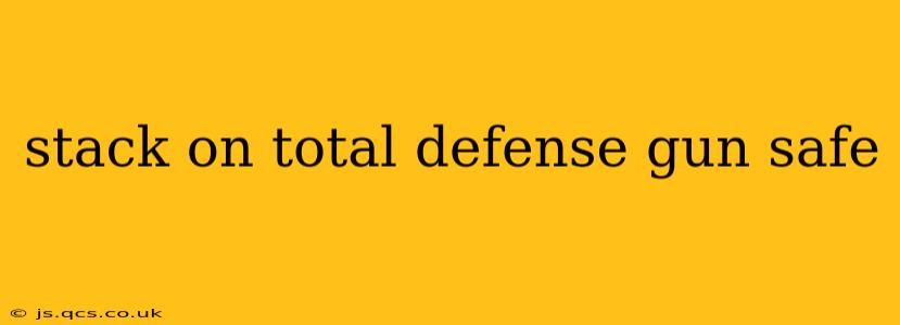 stack on total defense gun safe