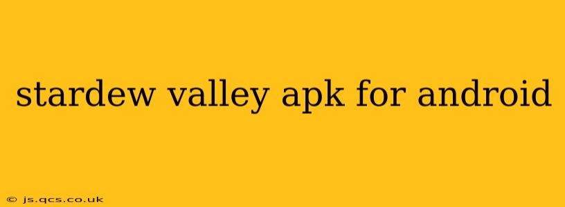 stardew valley apk for android