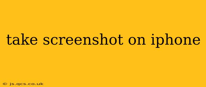 take screenshot on iphone